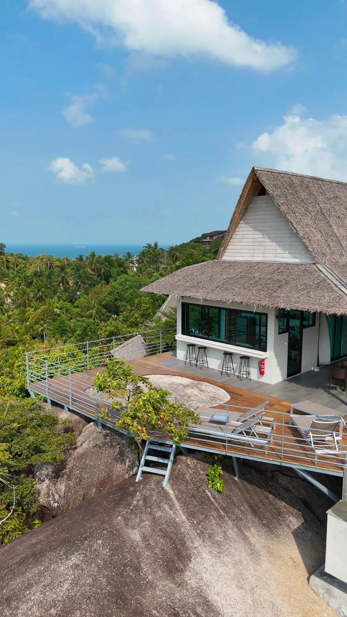 Villa On The Rock - 360 Bay View Thong Sala Exterior foto